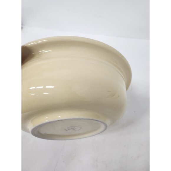 Vintage Homer Laughlin China Fiesta Ware Round Ceramic Yellow Serving Bowl - Picture 3 of 7